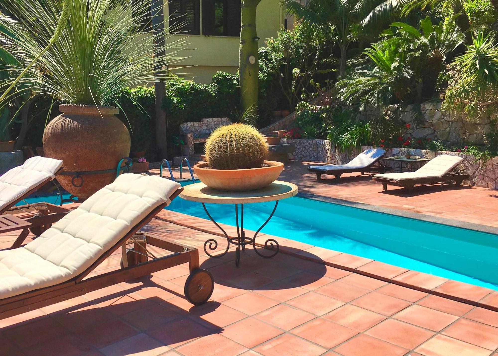 Villa Lou Taormina Private Villa With Panoramic Sea View Pool Bagian luar foto