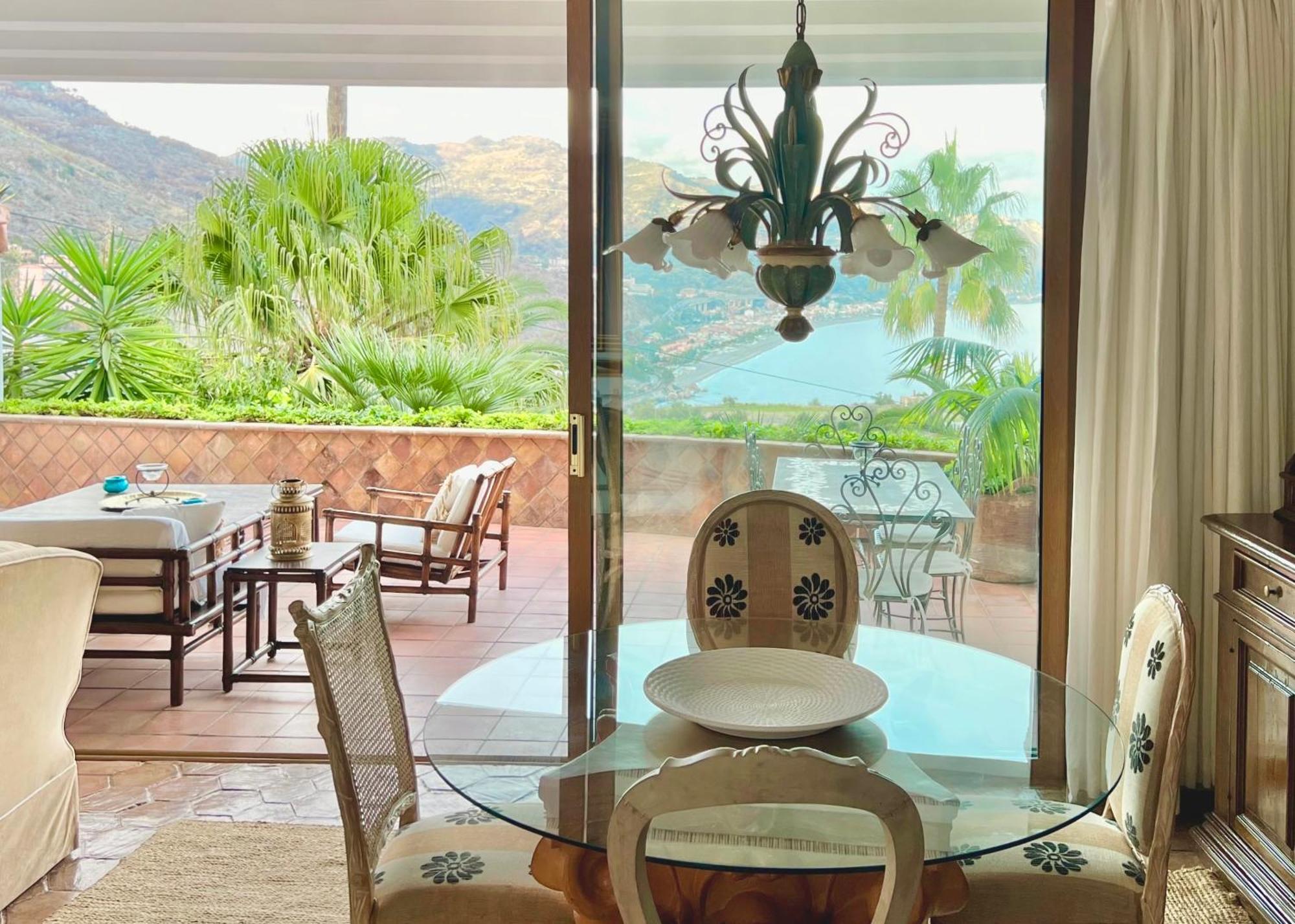 Villa Lou Taormina Private Villa With Panoramic Sea View Pool Bagian luar foto